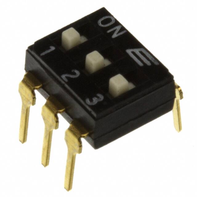 KAJ03LAGT E-Switch                                                                    SWITCH SLIDE DIP SPST 25MA 24V