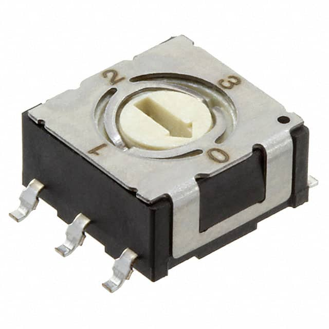 220AMA04R CTS Electrocomponents                                                                    SWITCH ROTARY DIP SP4T 100MA 50V