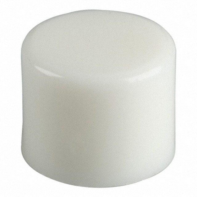 801801000 C&K                                                                    CAP PUSHBUTTON ROUND WHITE