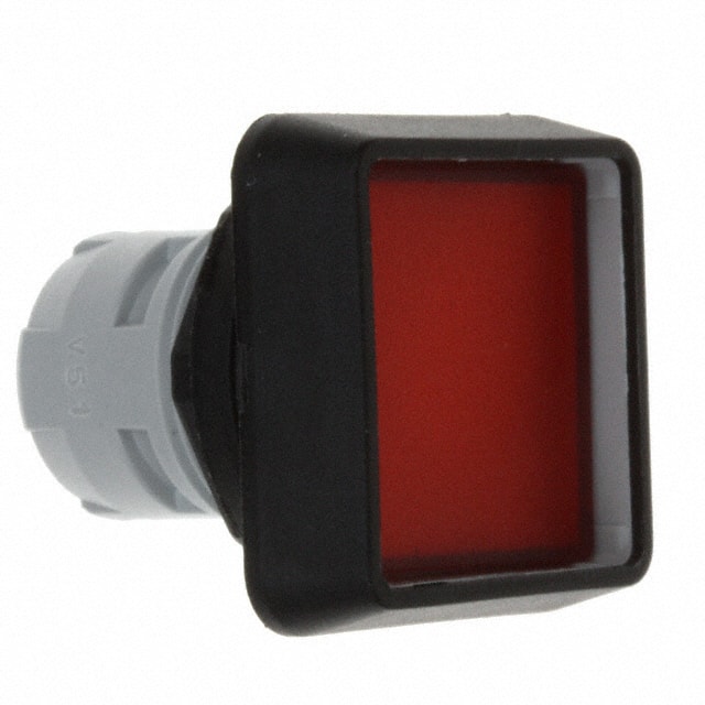 1.30070.0011306 RAFI USA                                                                    SWITCH PB ILLUM FLUSH SQR RED