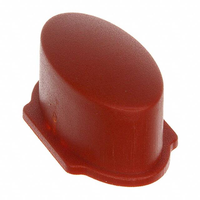 1WD08 MEC Switches                                                                    CAP TACTILE OVAL RED