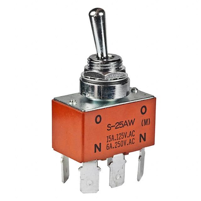 S25AWF NKK Switches                                                                    SWITCH TOGGLE DPDT 15A 125V