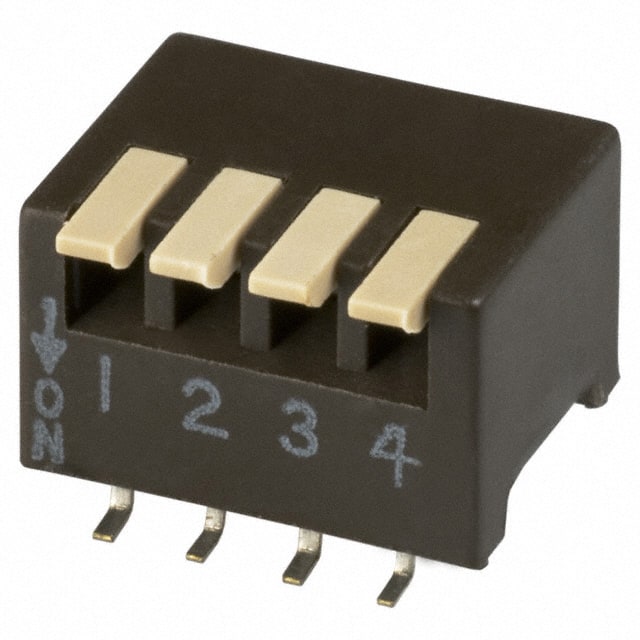 193-4MS CTS Electrocomponents                                                                    SWITCH PIANO DIP SPST 50MA 24V