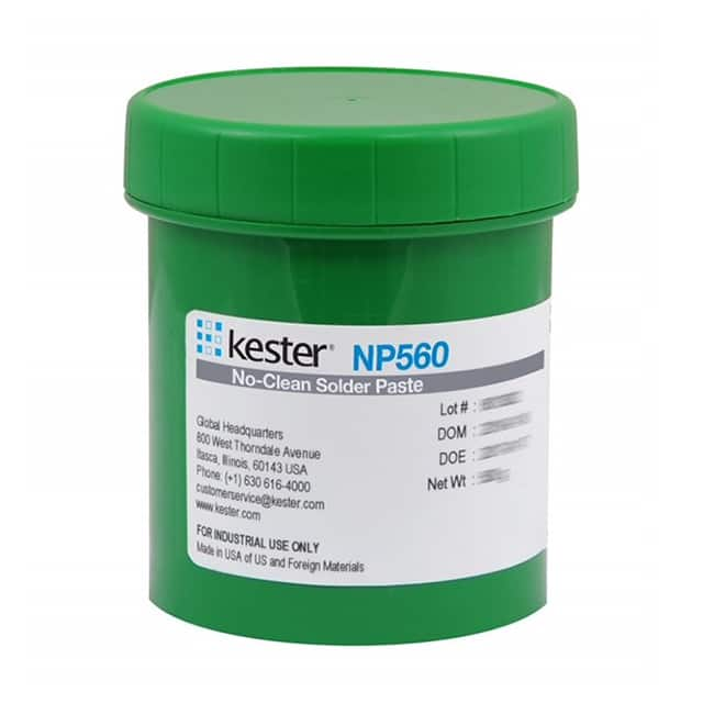 70-4823-0910 Kester Solder                                                                    NP560 SN96.5AG3.0CU0.5 T4 500 G