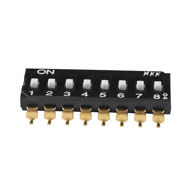 JS0208AP4 NKK Switches                                                                    SWITCH SLIDE DIP SPST 25MA 24V