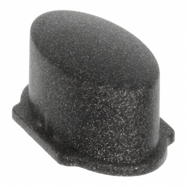 1WD57 MEC Switches                                                                    CAP TACTILE OVAL DARK GRAY