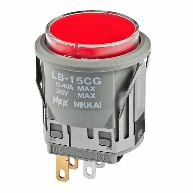 LB15CGG01-5C-JC NKK Switches                                                                    SWITCH PUSH SPDT 0.4VA 28V