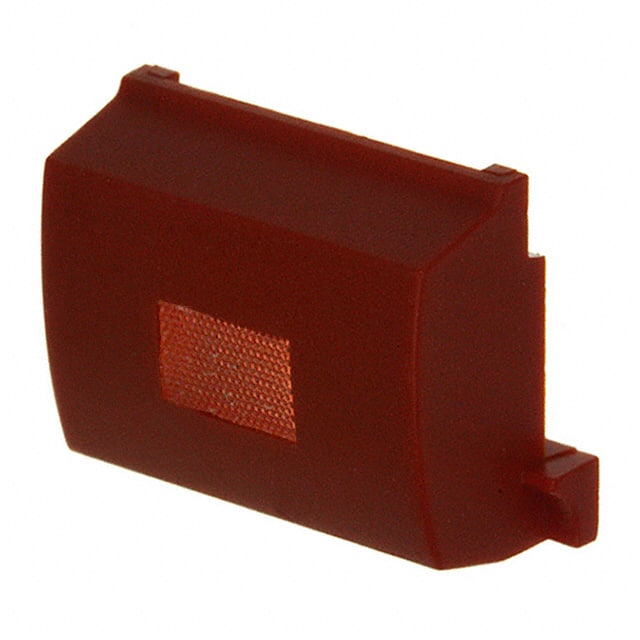 1C088 MEC Switches                                                                    CAP TACTILE RECT RED/RED LENS