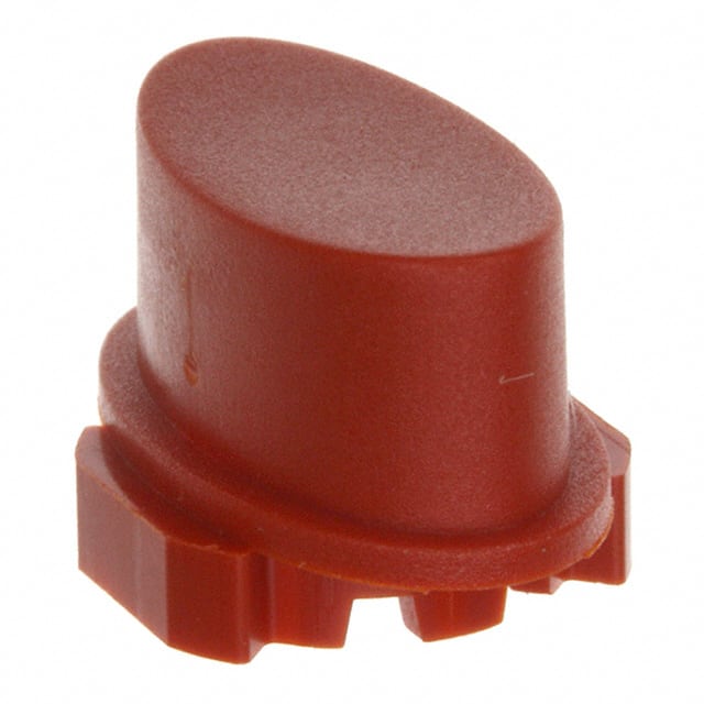 1WP08 MEC Switches                                                                    CAP TACTILE OVAL RED