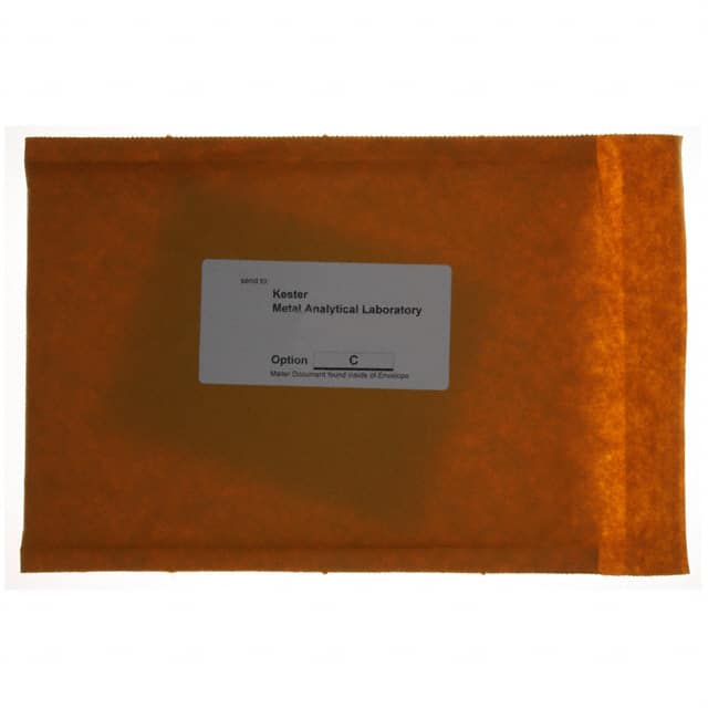 53-0000-0041 Kester Solder                                                                    ENVELOPE ANALYSIS MAILER V