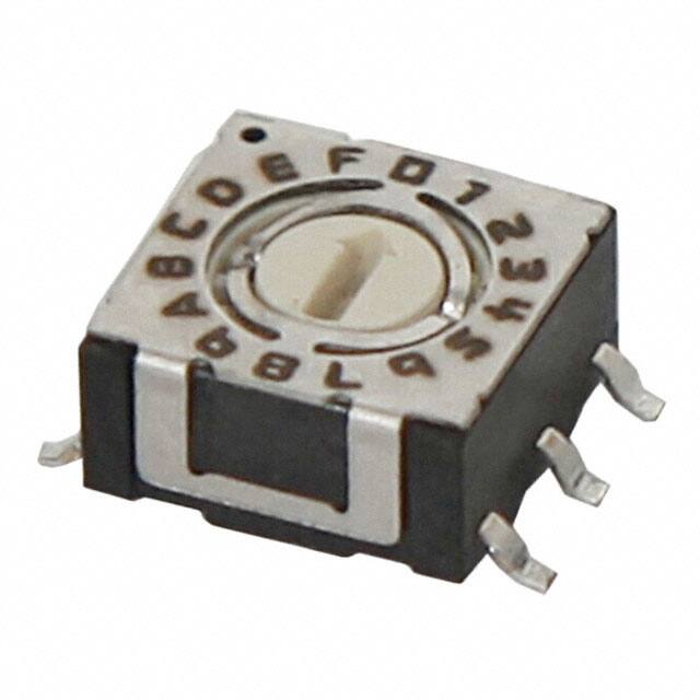 220AMA16R CTS Electrocomponents                                                                    SWITCH ROTARY DIP HEX 100MA 50V