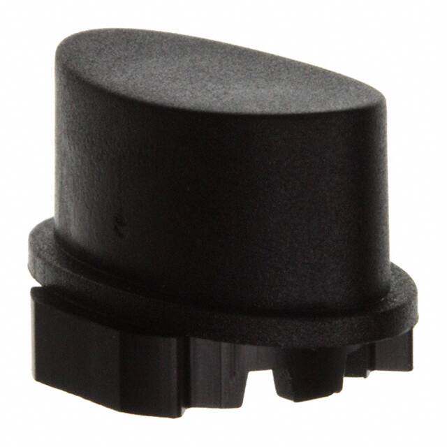 1WP09 MEC Switches                                                                    CAP TACTILE OVAL BLACK