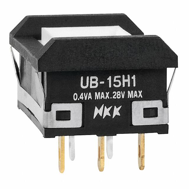 UB15NBKG015D NKK Switches                                                                    SWITCH PUSH SPDT 0.4VA 28V