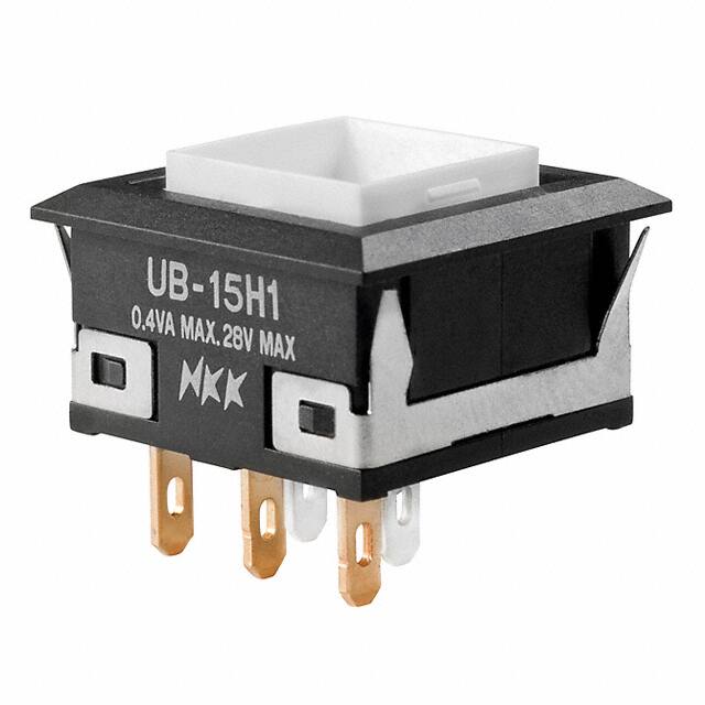 UB15KKG015D NKK Switches                                                                    SWITCH PUSH SPDT 0.4VA 28V