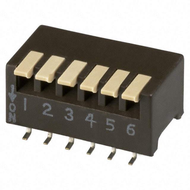 193-6MS CTS Electrocomponents                                                                    SWITCH PIANO DIP SPST 50MA 24V