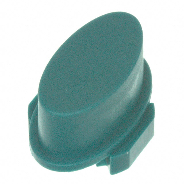 1WP42 MEC Switches                                                                    CAP TACTILE OVAL BLUE/AQUA