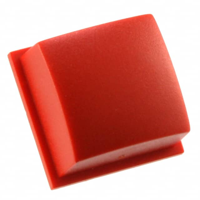 1TS08 MEC Switches                                                                    CAP TACTILE SQUARE RED