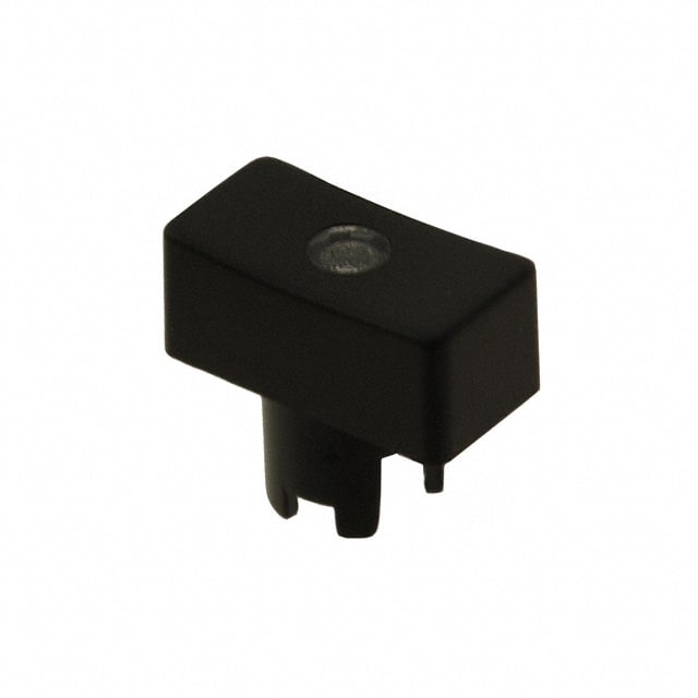 1RS091 MEC Switches                                                                    CAP TACTILE RECT BLK/TRANS LENS