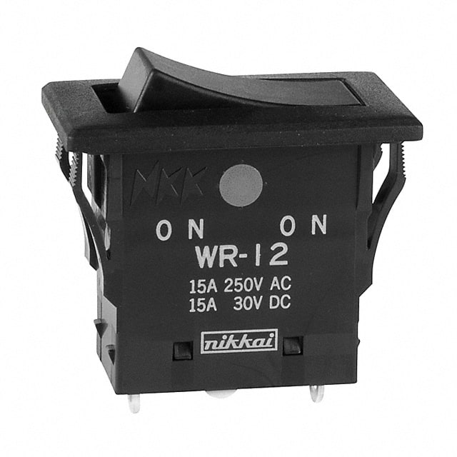 WR12AS NKK Switches                                                                    SWITCH ROCKER SPDT 15A 125V