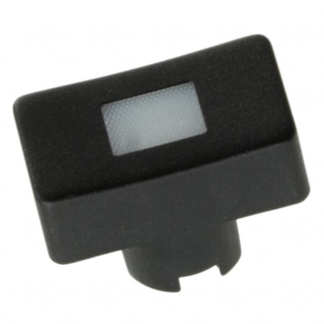 1QS096 MEC Switches                                                                    CAP TACT RECT BLK/FROST WHT LENS