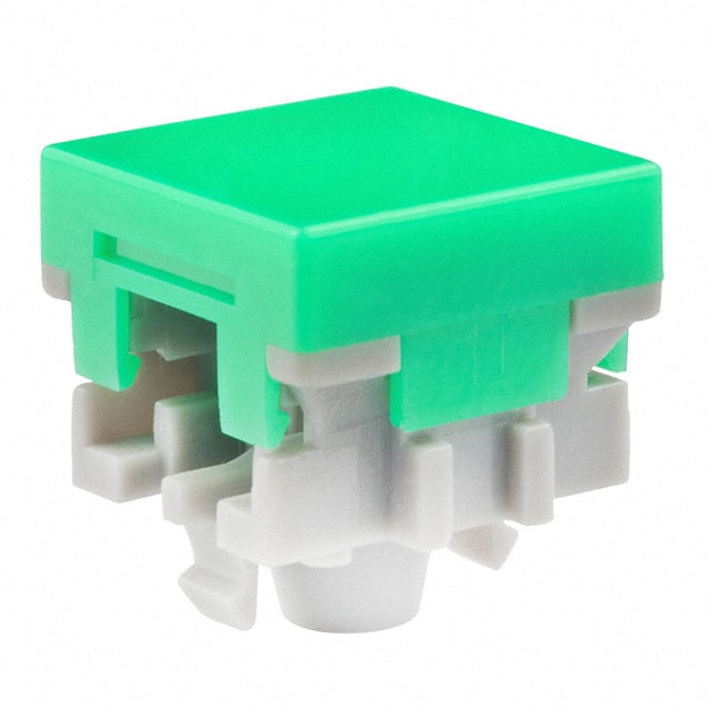 AT484F NKK Switches                                                                    CAP PUSHBUTTON SQUARE GREEN