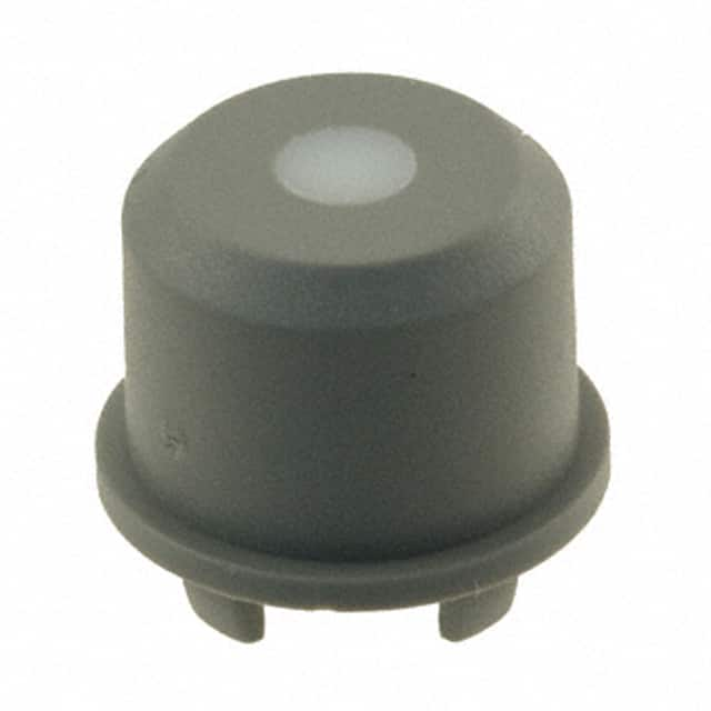 1ES036 MEC Switches                                                                    CAP TACT RND GRAY/FROST WHT LENS