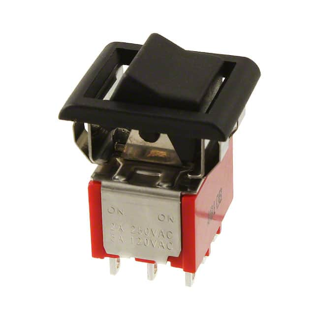 3003P1R6BLKM1QEBLK E-Switch                                                                    SWITCH ROCKER 3PDT 5A 120V