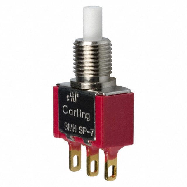 3MN-SP7-P1-B11-M1RE Carling Technologies                                                                    SWITCH PUSH SPDT 0.4VA 20V