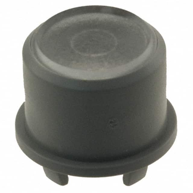 1FS031 MEC Switches                                                                    CAP TACTILE RND GRAY/TRANS LENS