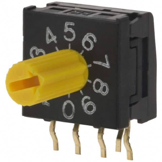 FR01KC10H-S NKK Switches                                                                    SW ROTARY DIP BCD COMP 100MA 5V