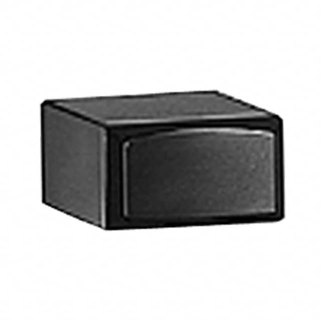 P2937 Switchcraft Inc.                                                                    CAP PUSHBUTTON RECTANGULAR BLACK