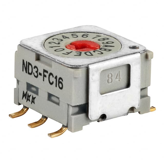 ND3FC16P NKK Switches                                                                    SW ROTARY DIP HEX COMP 100MA 5V