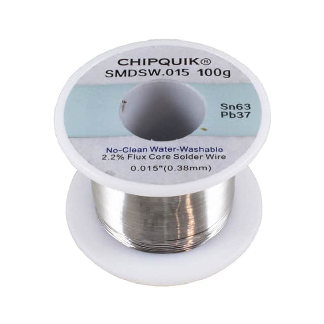 SMDSW.015 100G Chip Quik Inc.                                                                    SOLDER WIRE 63/37 TIN/LEAD NO-CL