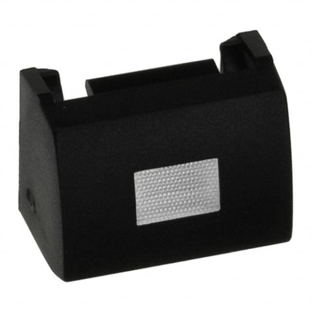 1H091 MEC Switches                                                                    CAP TACTILE RECT BLK/TRANS LENS