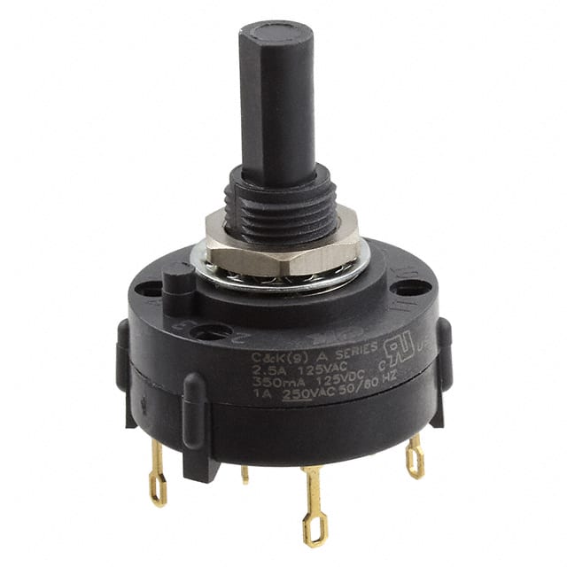 A12405RNZG C&K                                                                    SWITCH ROTARY 4POS 2.5A 125V