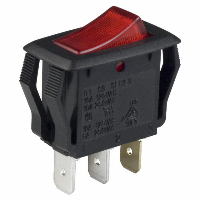 CG102J3RS205QF7 C&K                                                                    SWITCH ROCKER SPST 16A 125V