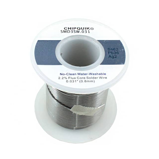 SMD3SW.031 8OZ Chip Quik Inc.                                                                    SOLDER WIRE 62/36/2 TIN/LEAD/SIL