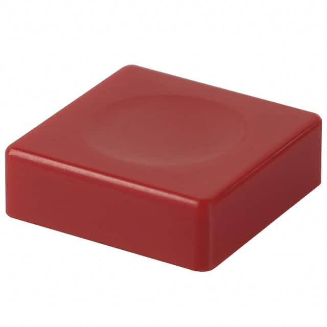 4JRED E-Switch                                                                    CAP PUSHBUTTON SQUARE RED