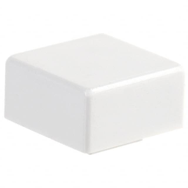 6JWHT E-Switch                                                                    CAP PUSHBUTTON SQUARE WHITE