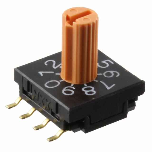 FR02KC10P-R NKK Switches                                                                    SW ROTARY DIP BCD COMP 100MA 5V