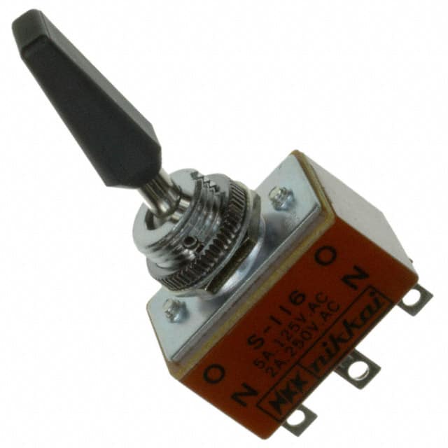 S116R NKK Switches                                                                    SWITCH TOGGLE DPDT 5A 125V