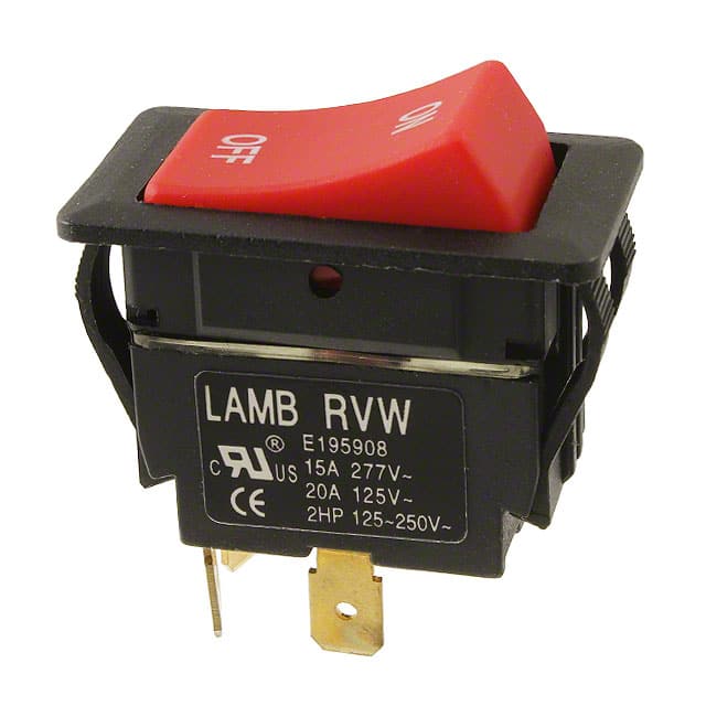 RVW42D1923 E-Switch                                                                    SWITCH ROCKER DPST 20A 125V