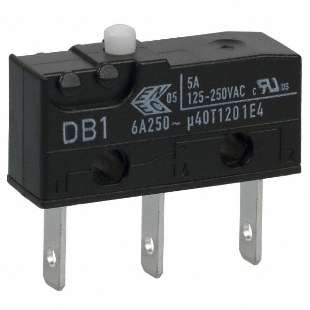 DB1CB1AA ZF Electronics                                                                    SWITCH SNAP ACTION SPDT 5A 125V