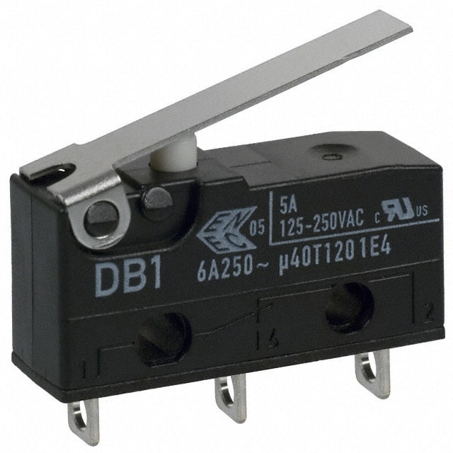 DB1CA1LB ZF Electronics                                                                    SWITCH SNAP ACTION SPDT 5A 125V