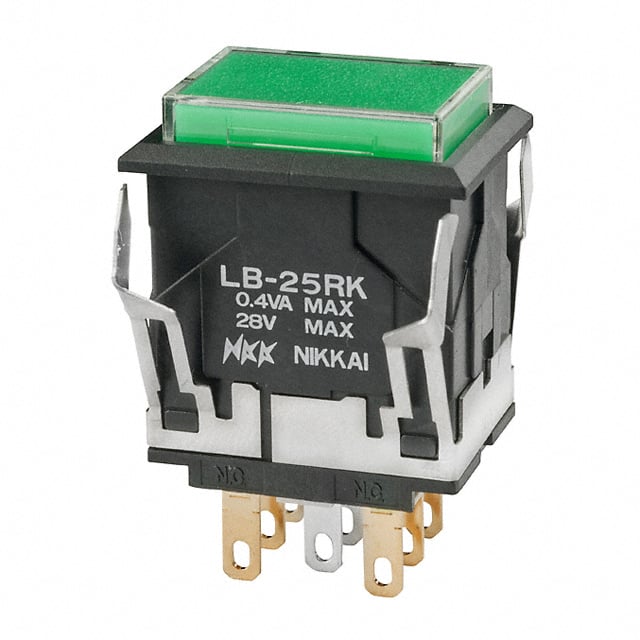 LB25RKG01-28-JF NKK Switches                                                                    SWITCH PUSH DPDT 0.4VA 28V