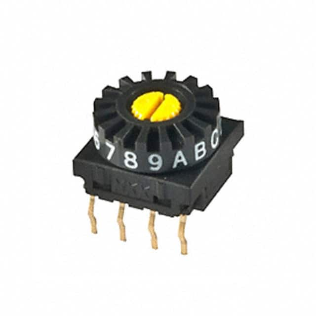 FR01SC16P-S NKK Switches                                                                    SW ROTARY DIP HEX COMP 100MA 5V