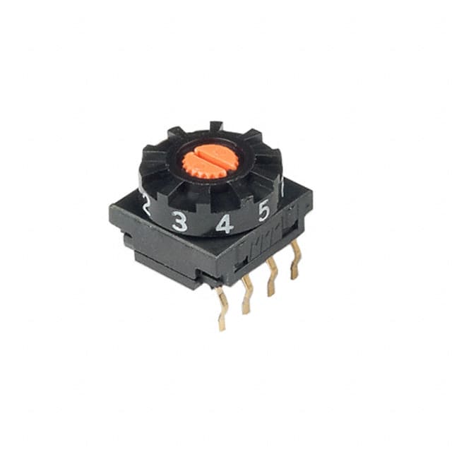 FR01SR10P-W-S NKK Switches                                                                    SWITCH ROTARY DIP BCD 100MA 5V