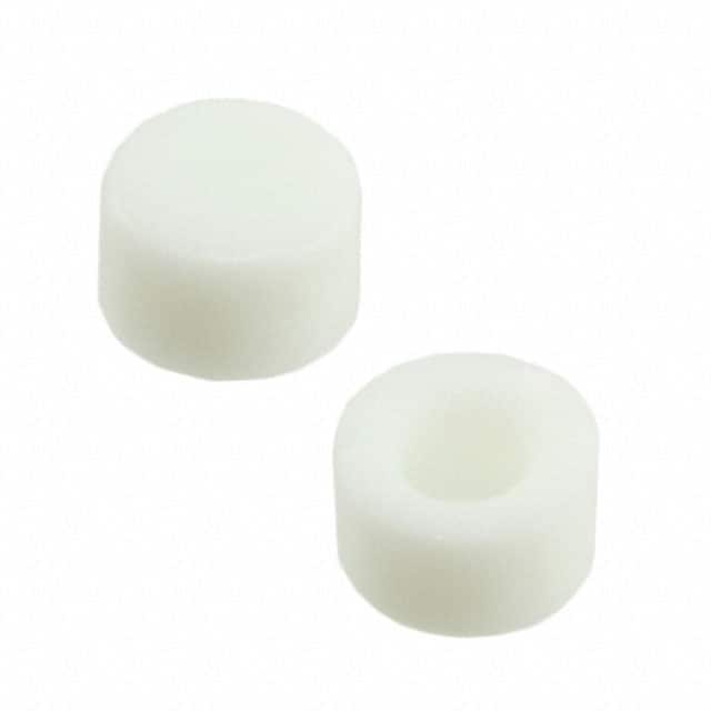 798D01000 C&K                                                                    CAP PUSHBUTTON ROUND WHITE