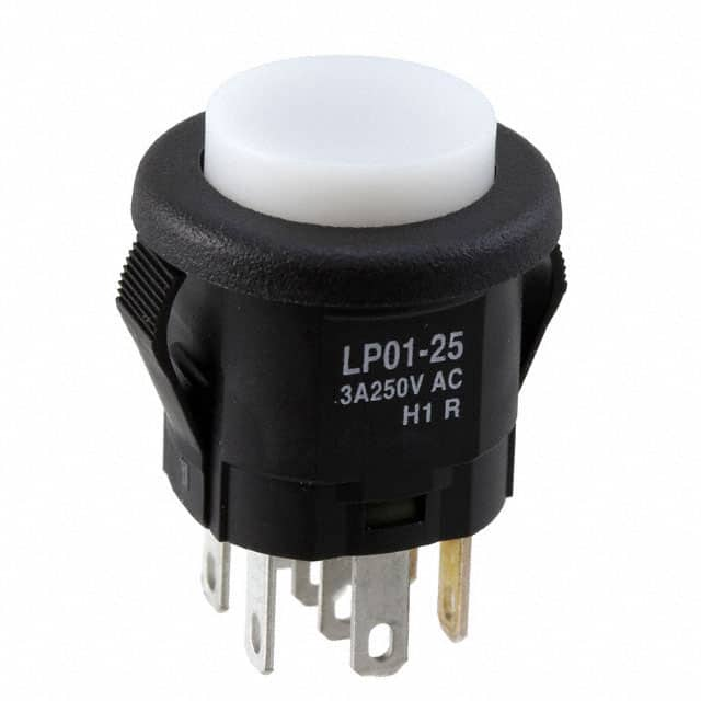 LP0125CMKW015CB NKK Switches                                                                    SWITCH PUSHBUTTON DPDT 3A 125V