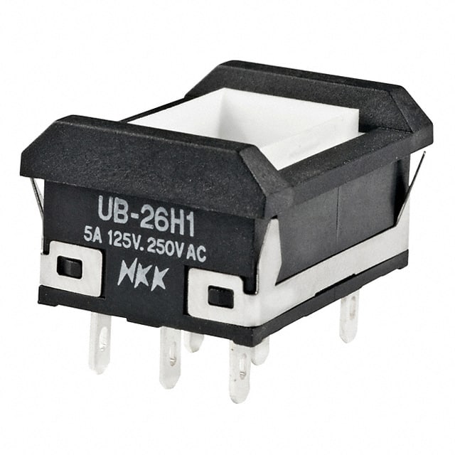 UB26NBKW015C NKK Switches                                                                    SWITCH PUSHBUTTON DPDT 5A 125V